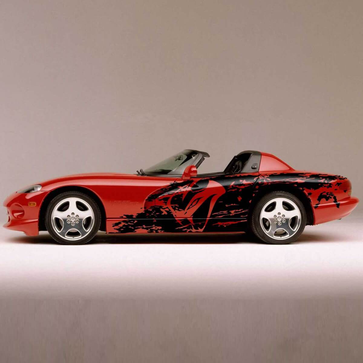Kit de calcomanías de vinilo de franjas laterales estilo Viper Splash para Dodge Viper