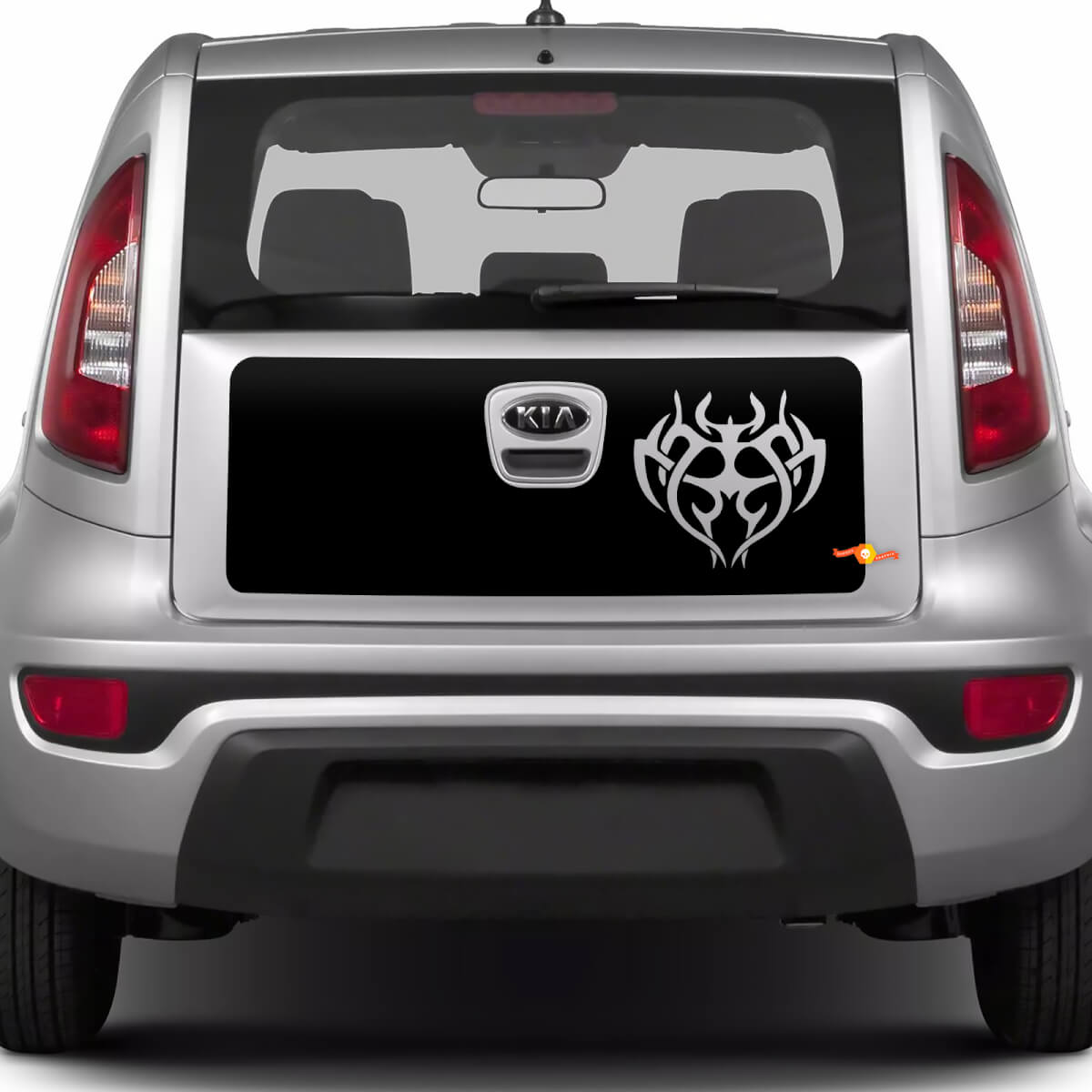 Calcomanía de vinilo para envolver el maletero trasero para Kia Soul 2

