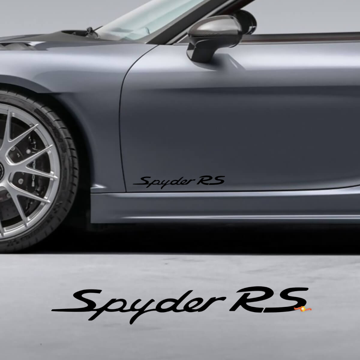 Calcomanía adhesiva para puertas laterales para Porsche 718 Cayman Spyder RS
