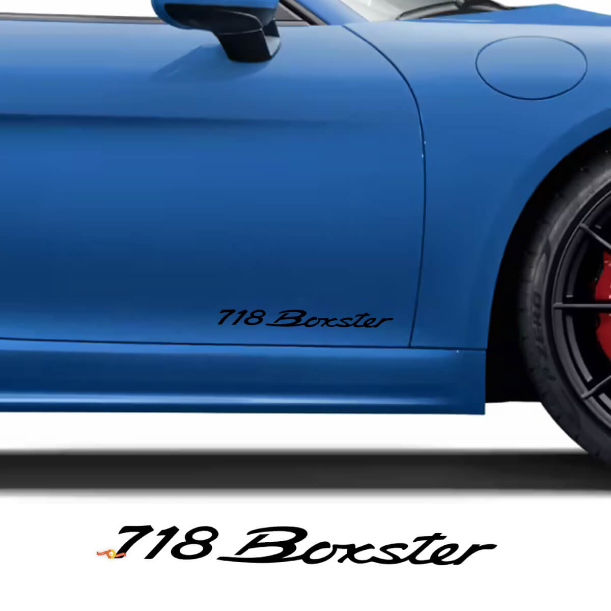 Calcomanía de puertas laterales para Porsche 718 Cayman Spyder RS
