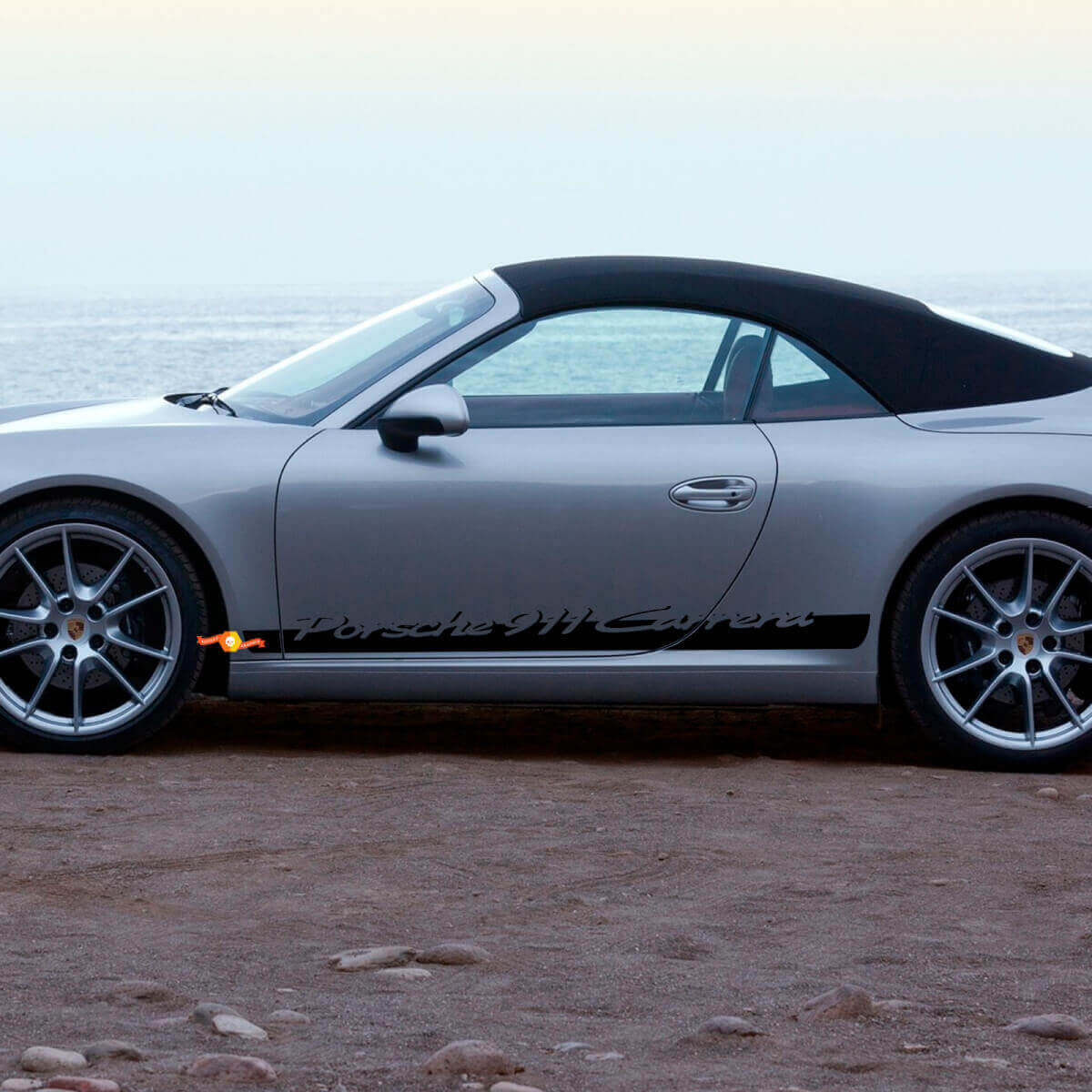 Kit de rayas para puertas laterales 911 Calcomanía para Porsche 911 Carrera
