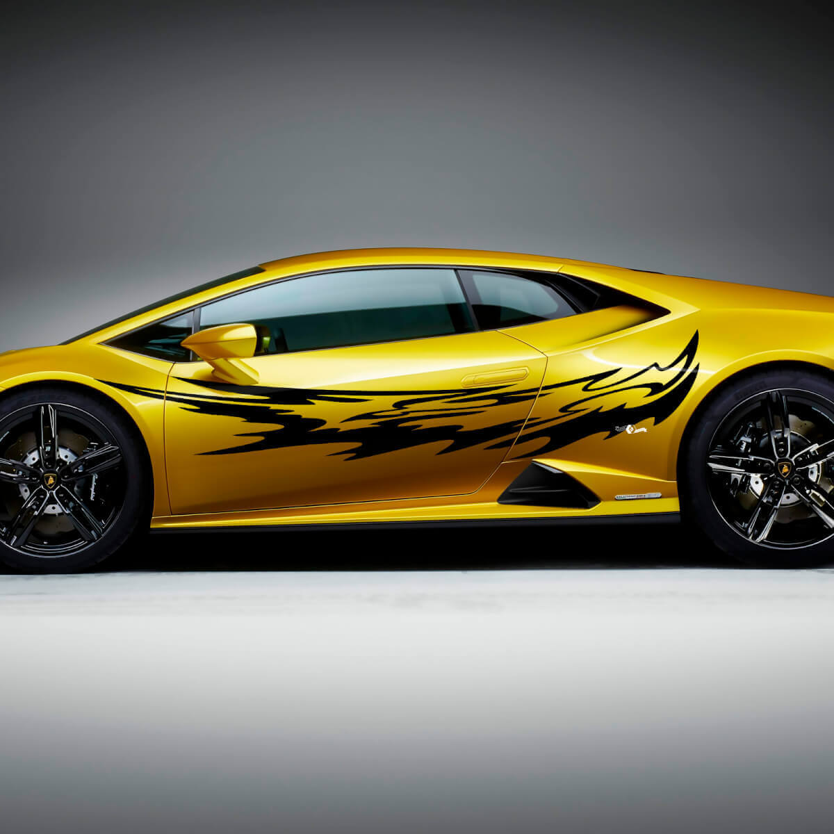 Gráficos laterales Vinilo Calcomanía Pegatina de Carreras para Lamborghini Huracan Evo
