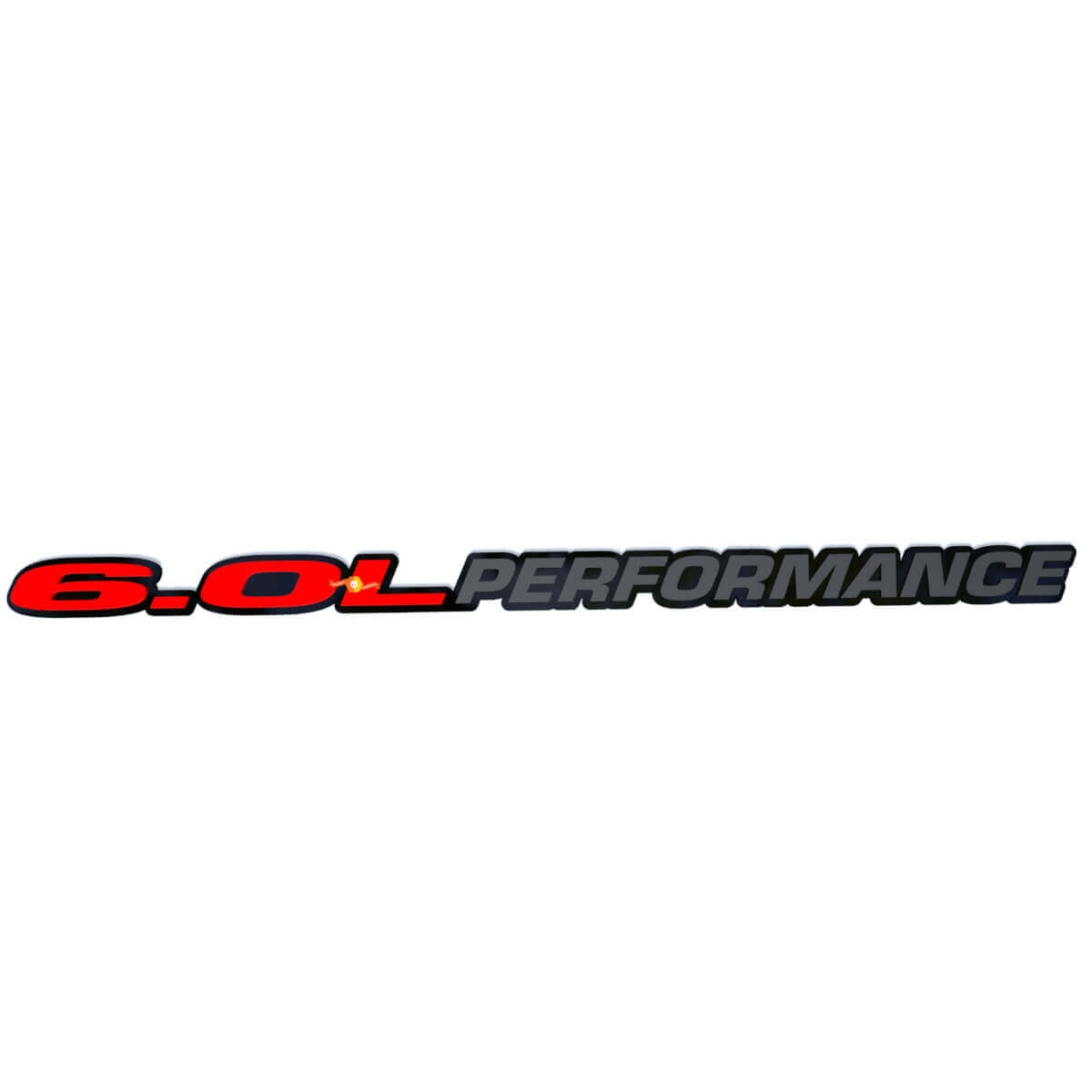 Emblema de capó de rendimiento 6.0 Insignia 3D para camión Dodge Ram Powerstroke 6.0L
