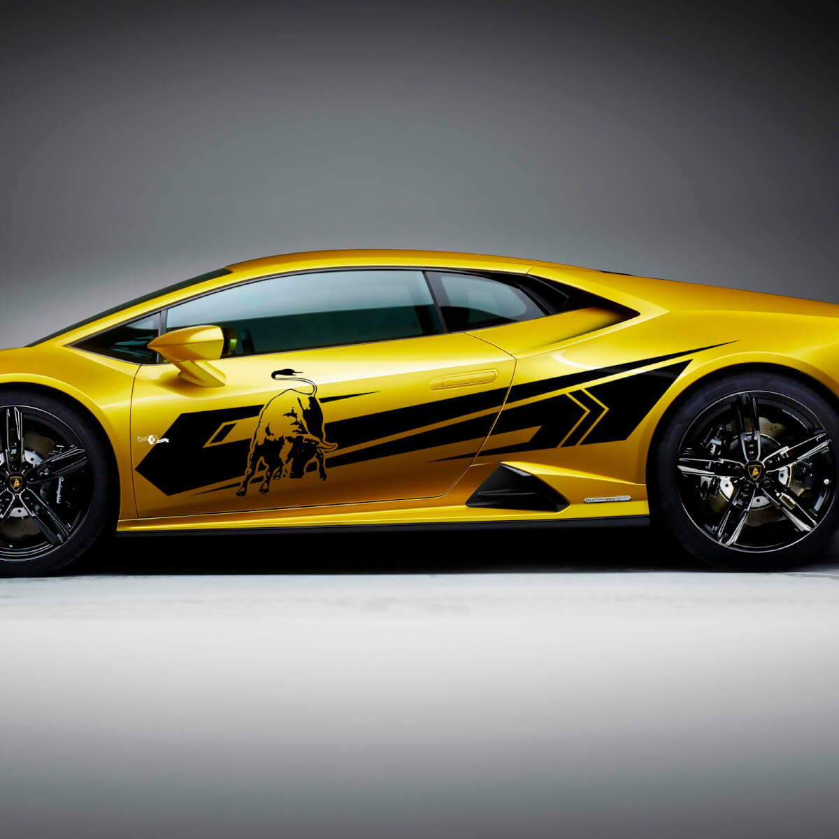 Gráficos de rayas laterales Vinilo Calcomanía Pegatina para Lamborghini Huracan Evo
