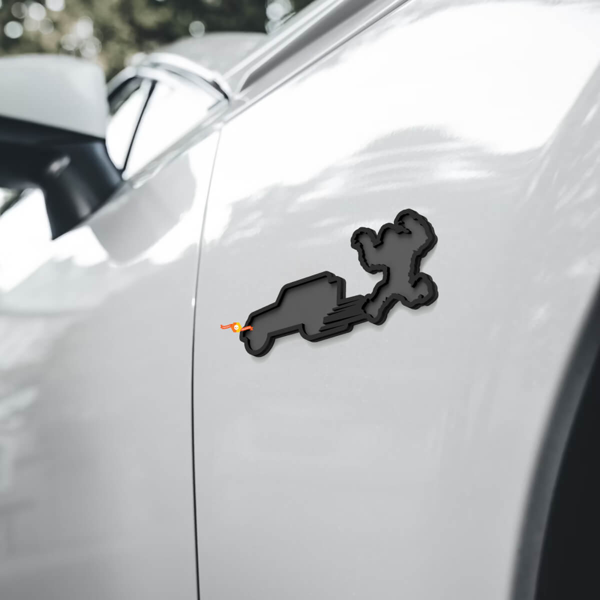 Emblema de guardabarros 3D Yeti Sasquatch Jeep