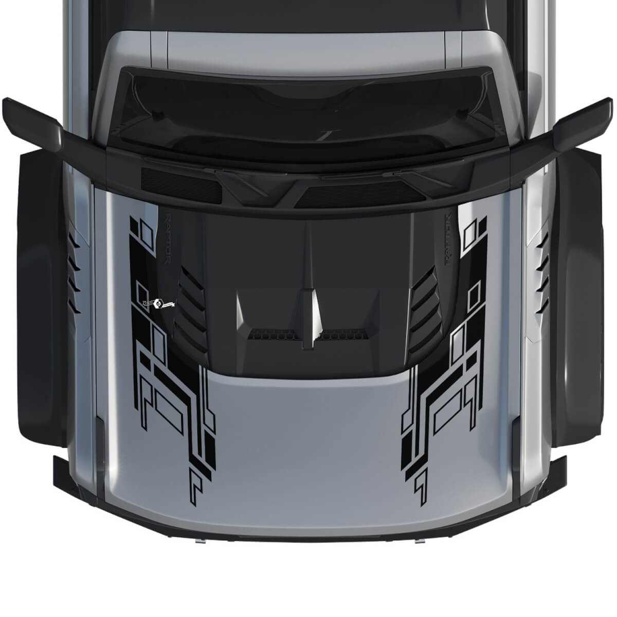 Calcomanía de gráficos de envoltura para capó Bronco Raptor para Ford Bronco
