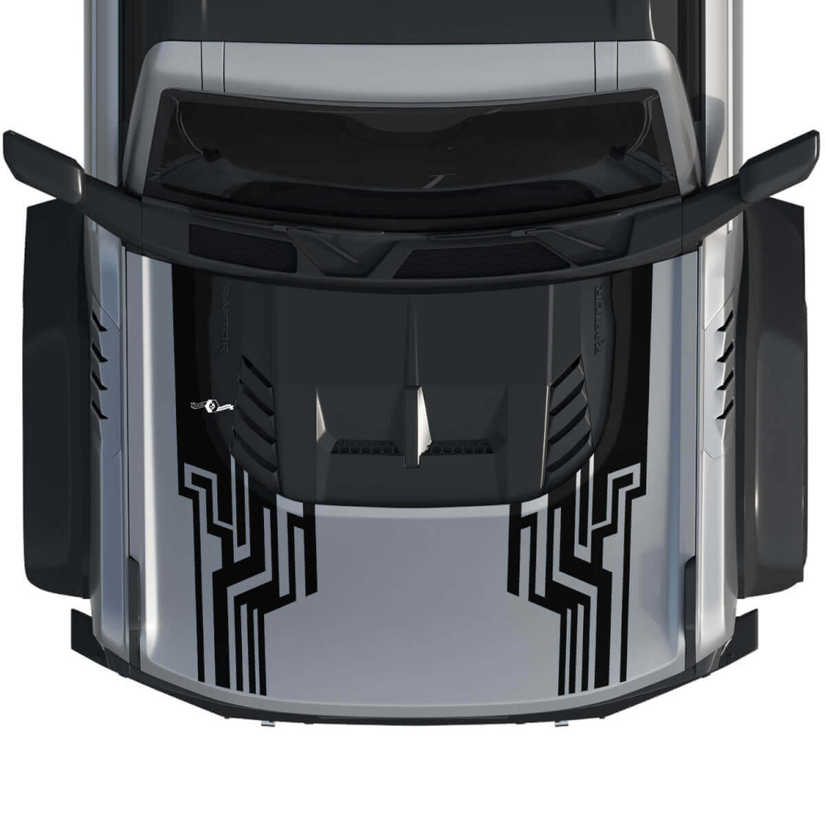 Capucha Bronco Raptor Envoltura Gráfica Calcomanía para Ford Bronco 2
