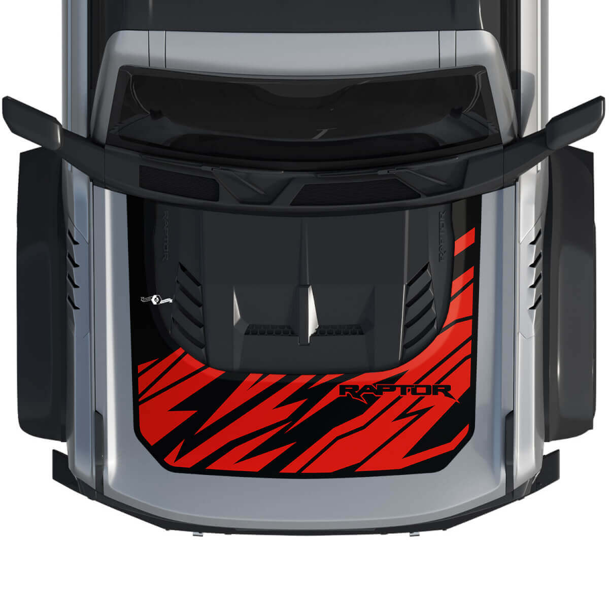 Capucha Bronco Raptor Envoltura Gráfica Calcomanía Pegatina para Ford Bronco 2 colores 2