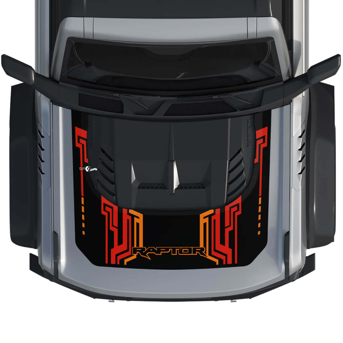 Capó Bronco Raptor Envoltura Gráficos Calcomanía Pegatina para Ford Bronco 3 colores