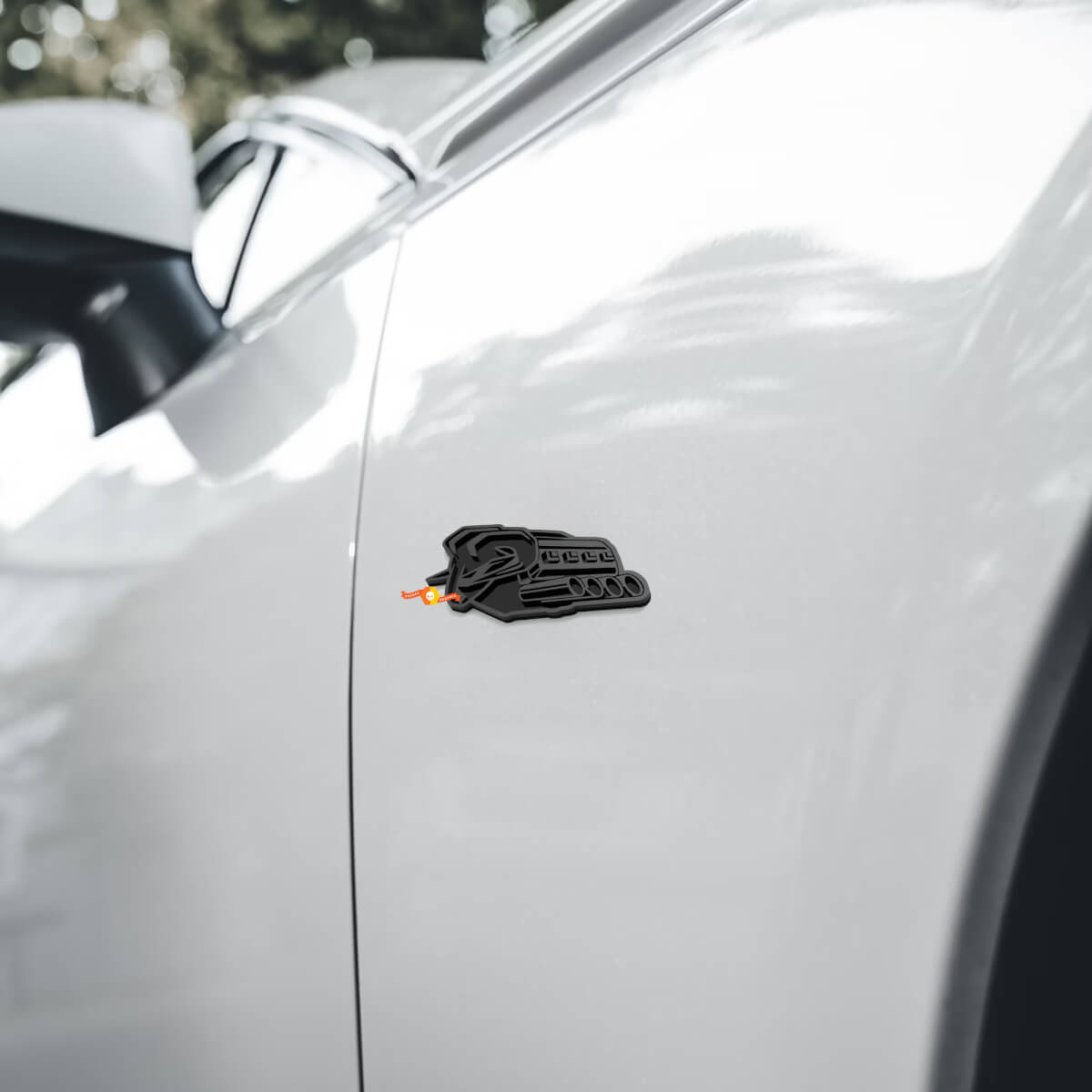 Emblema 3D del guardabarros delantero del símbolo de protesta para Dodge Ram 1500 de 2026