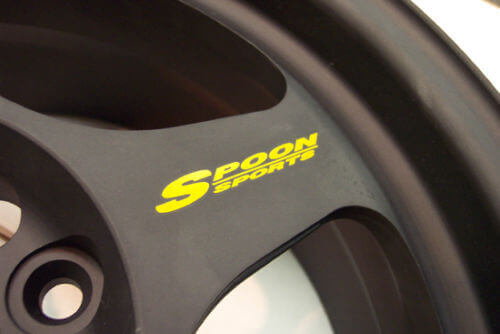 Juego de pegatinas de vinilo para radios de llanta estilo Spoon Sports para Honda