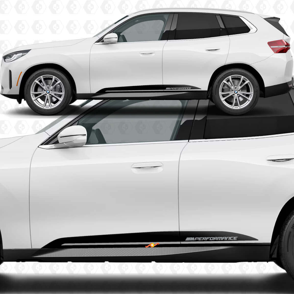 Kit de Vinilo con Franjas para Paneles Laterales M Performance para BMW X3 G45