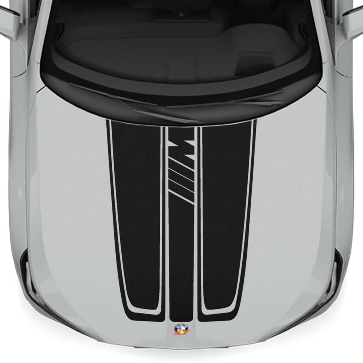Kit de vinilos con rayas M-Style para capó para BMW X3 G45