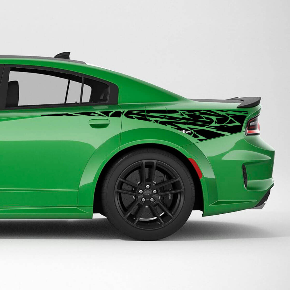 Pegatina Vinilo Raya Lateral Posterior Tribal Skin para Dodge Charger