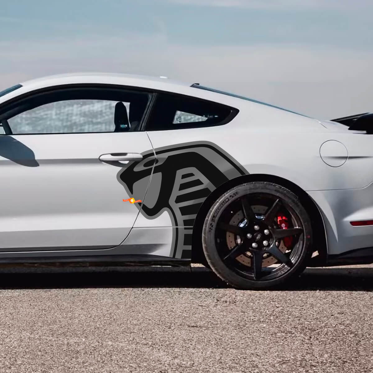 Cobra Side 2 colors Decals Stickers for Ford Mustang GT350 GT500 Shelby