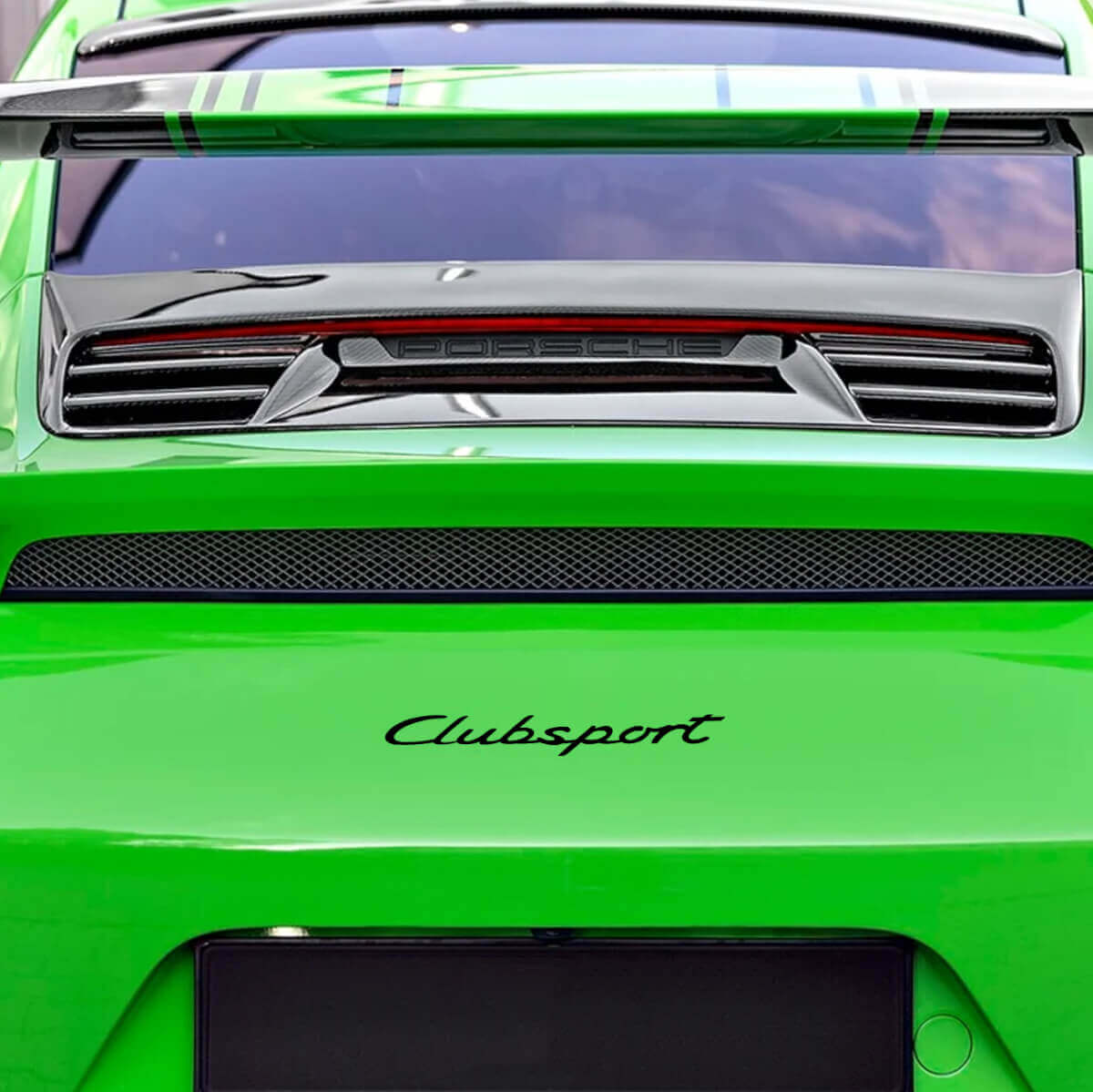 Adhesivo de Vinilo Trasero Clubsport para Porsche 911