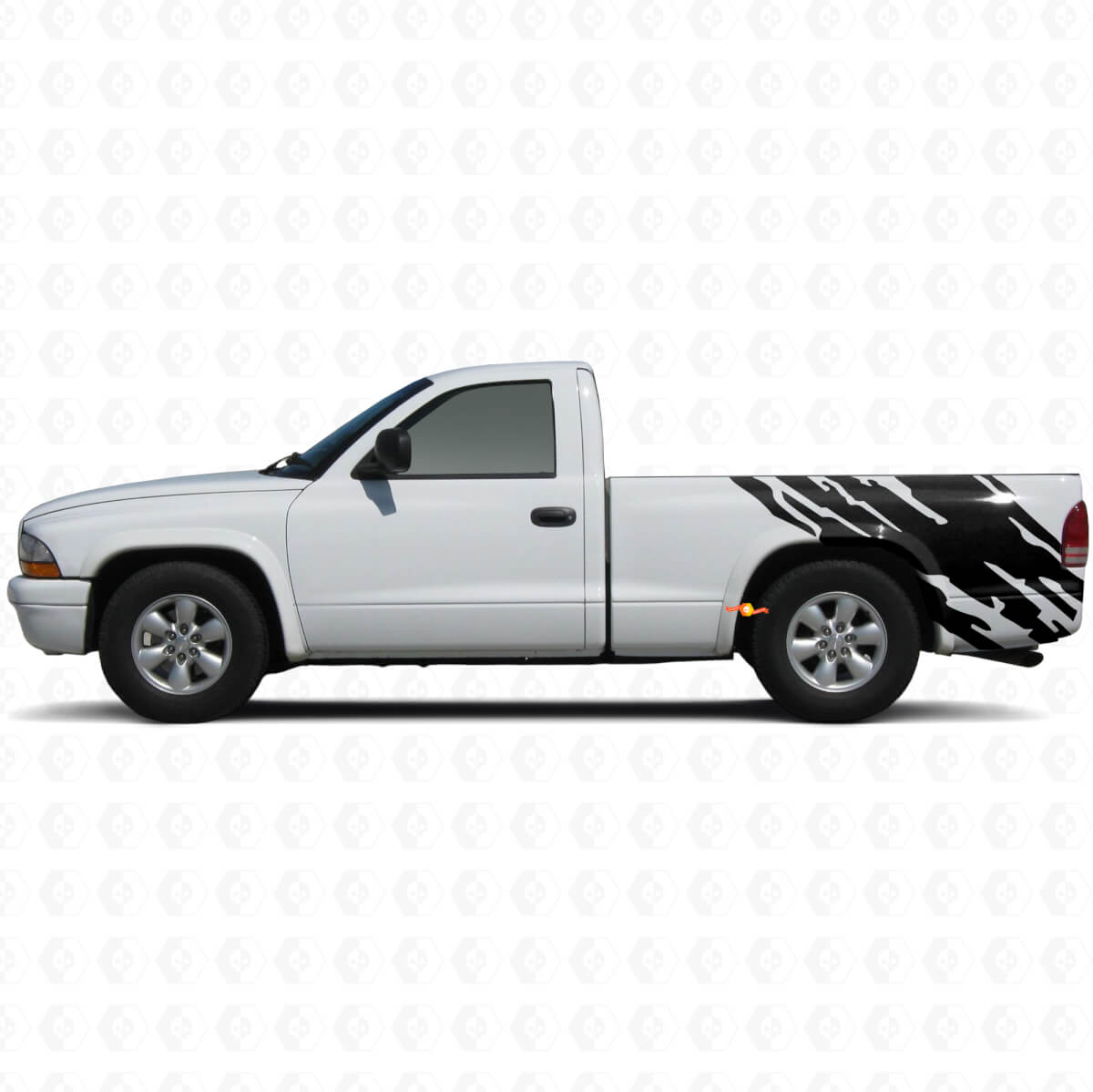 Gráfico de Salpicadura de Barro Vinilo Adhesivo Lateral Trasero para Dodge Dakota 1997-2004