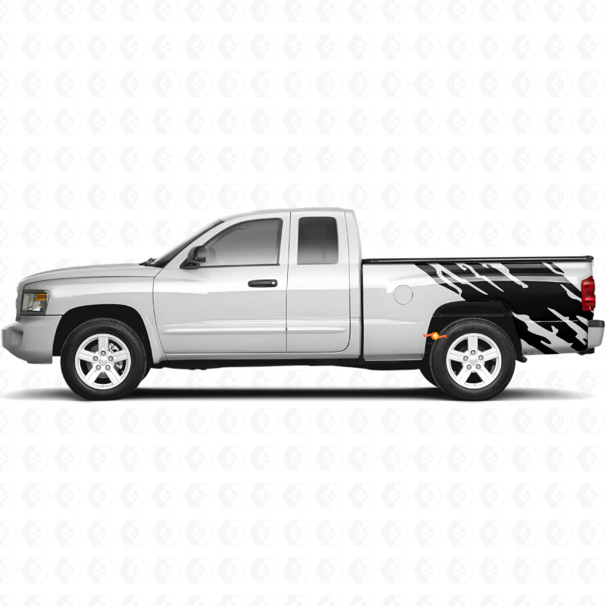 Gráfico de Salpicadura de Barro Vinilo Adhesivo Lateral Trasero para Dodge Dakota 2005-2011