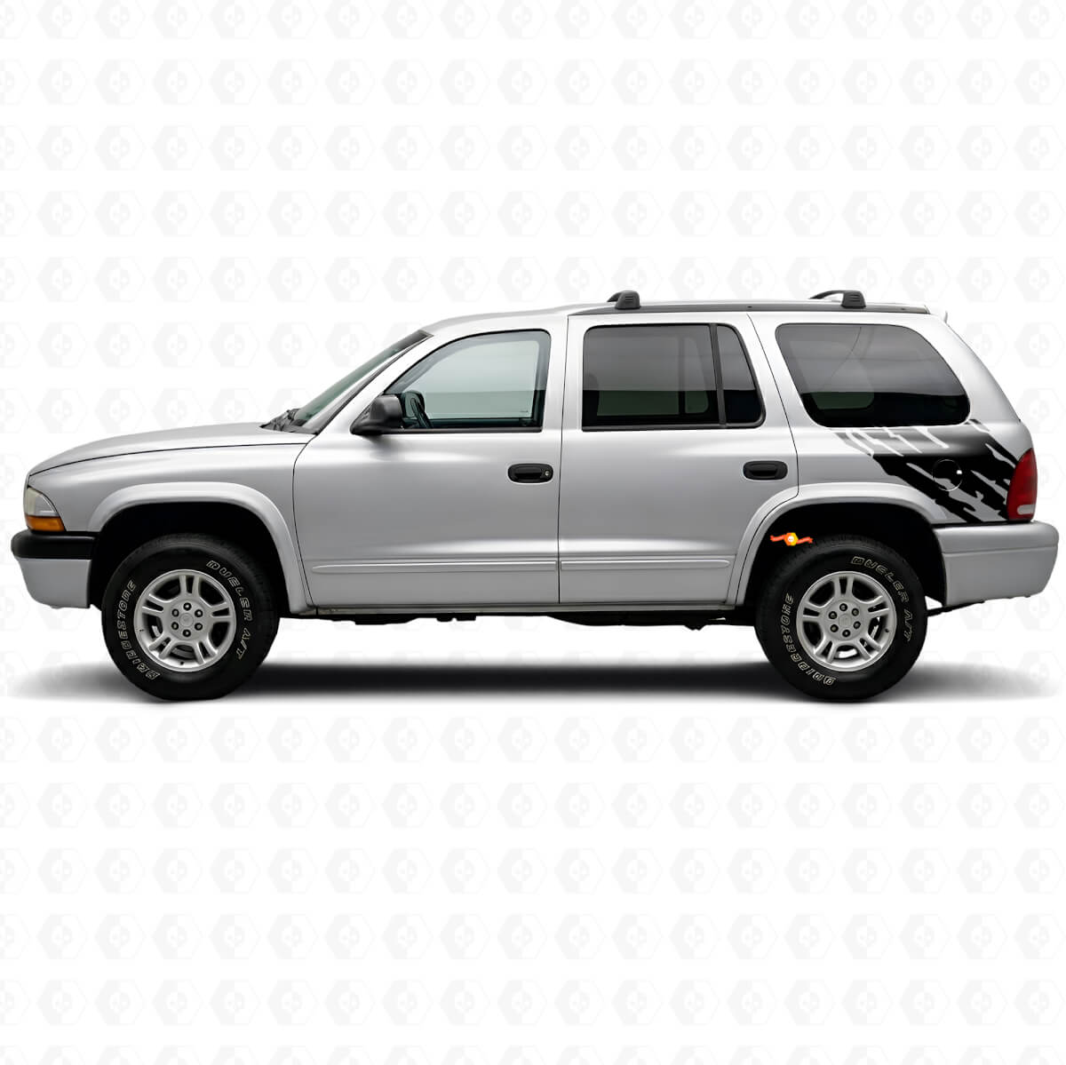 Gráfico de Salpicadura de Barro Vinilo Adhesivo Lateral Trasero para Dodge Durango 1998-2003
