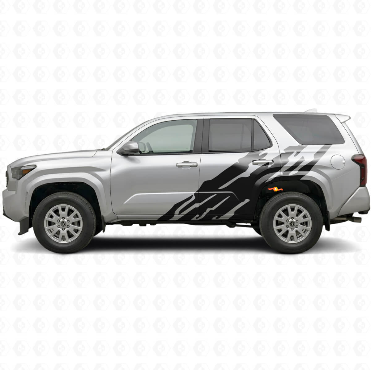 Adhesivo de vinilo lateral con gráfico de salpicadura de barro para Toyota 4Runner 2024+