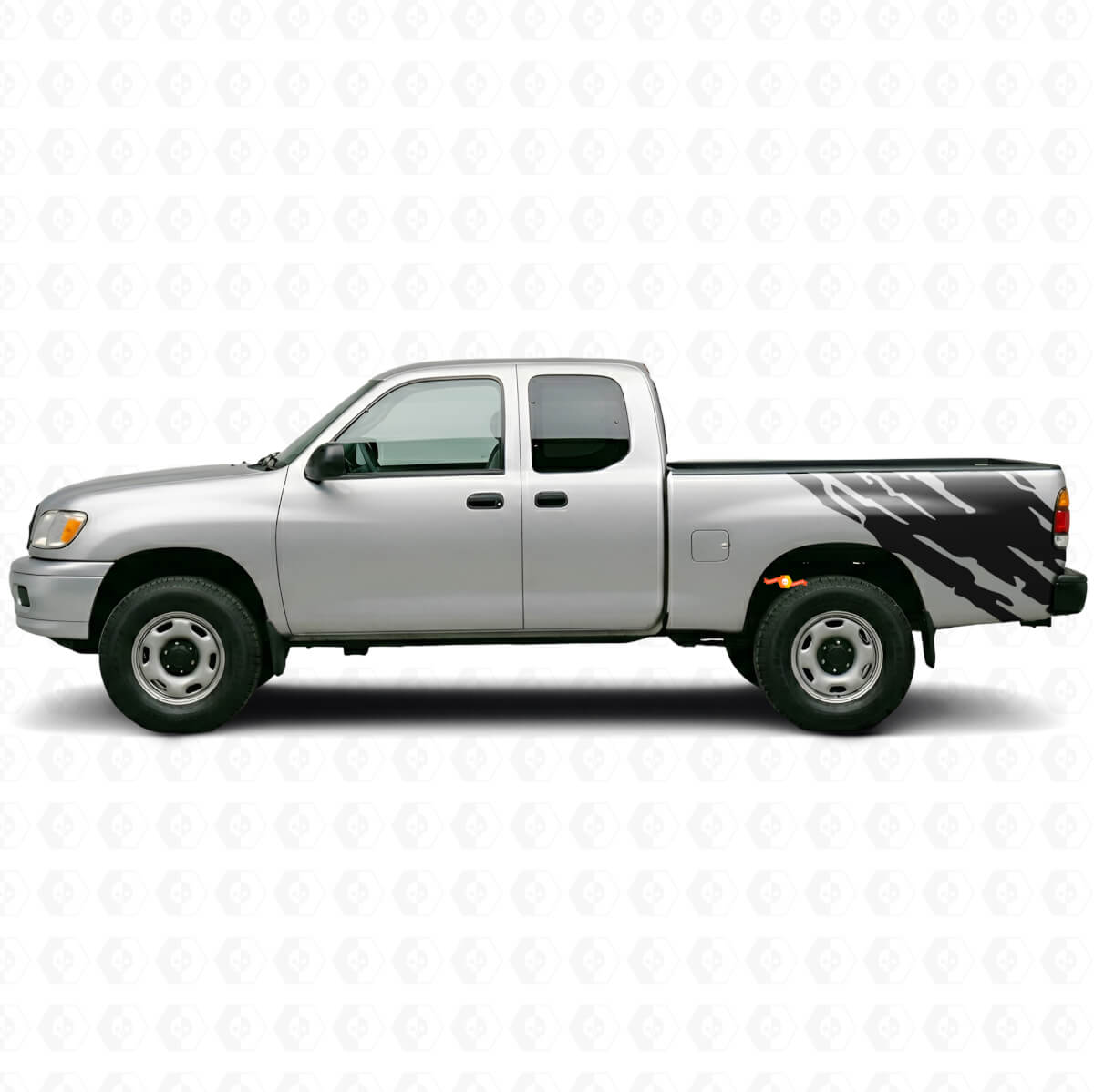 Adhesivo de vinilo gráfico lateral trasero para salpicaduras de barro para Toyota Tundra 1999-2006