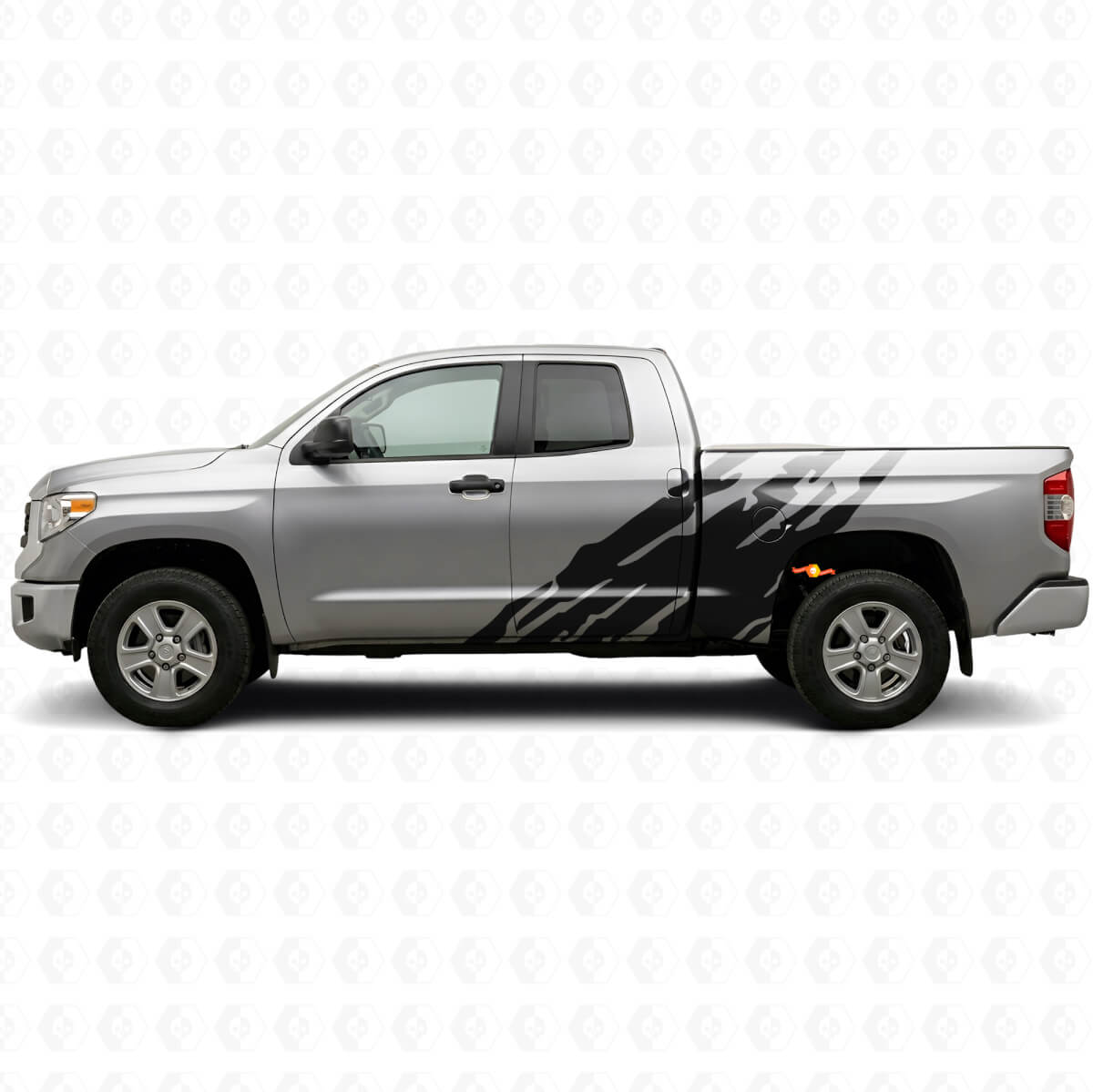Calcomanía de vinilo lateral con gráfico de salpicadura de barro para Toyota Tundra 2007-2021