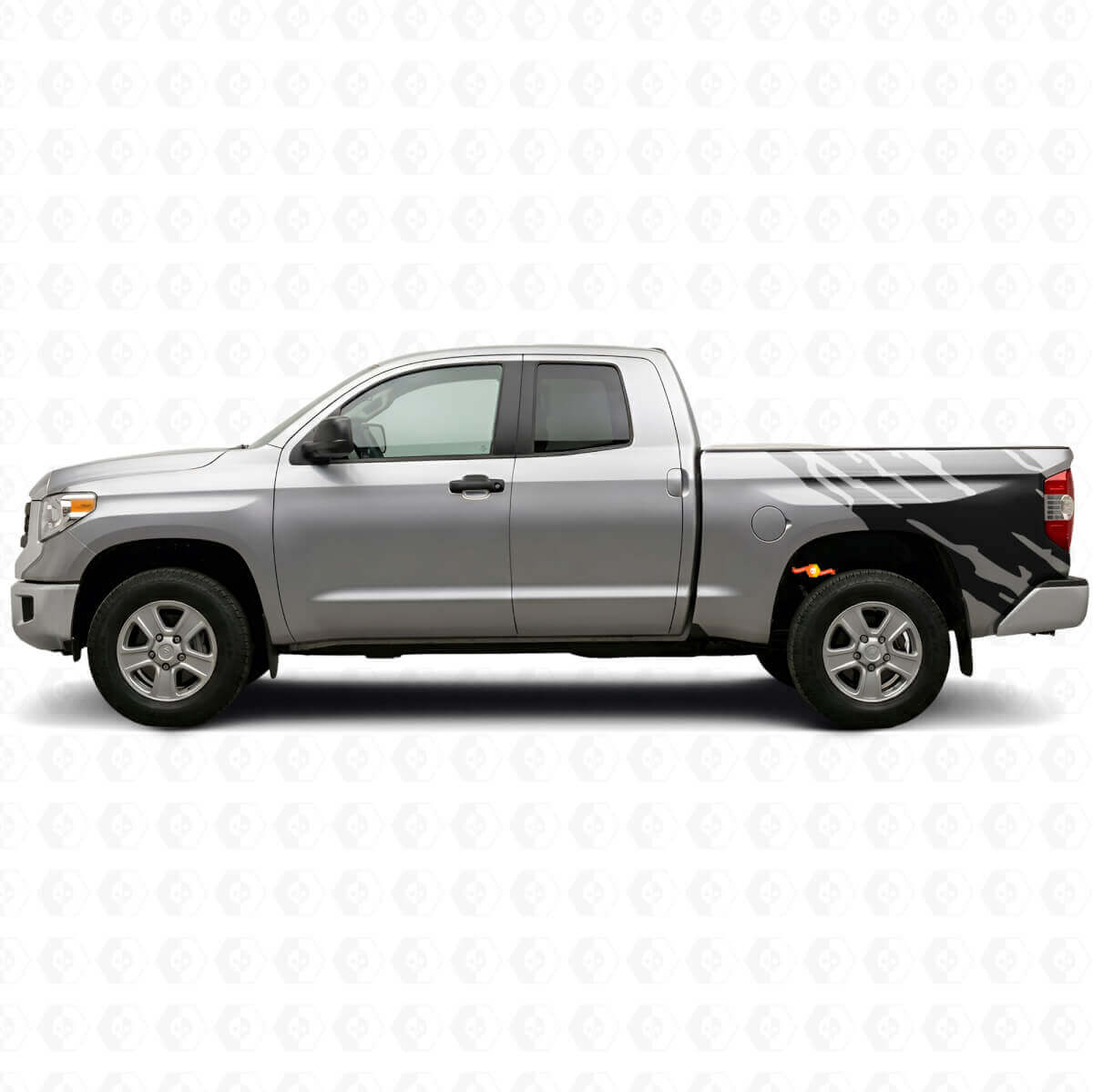 Adhesivo de vinilo para salpicaduras de barro en la cabecera de la cama para Toyota Tundra 2007-2021