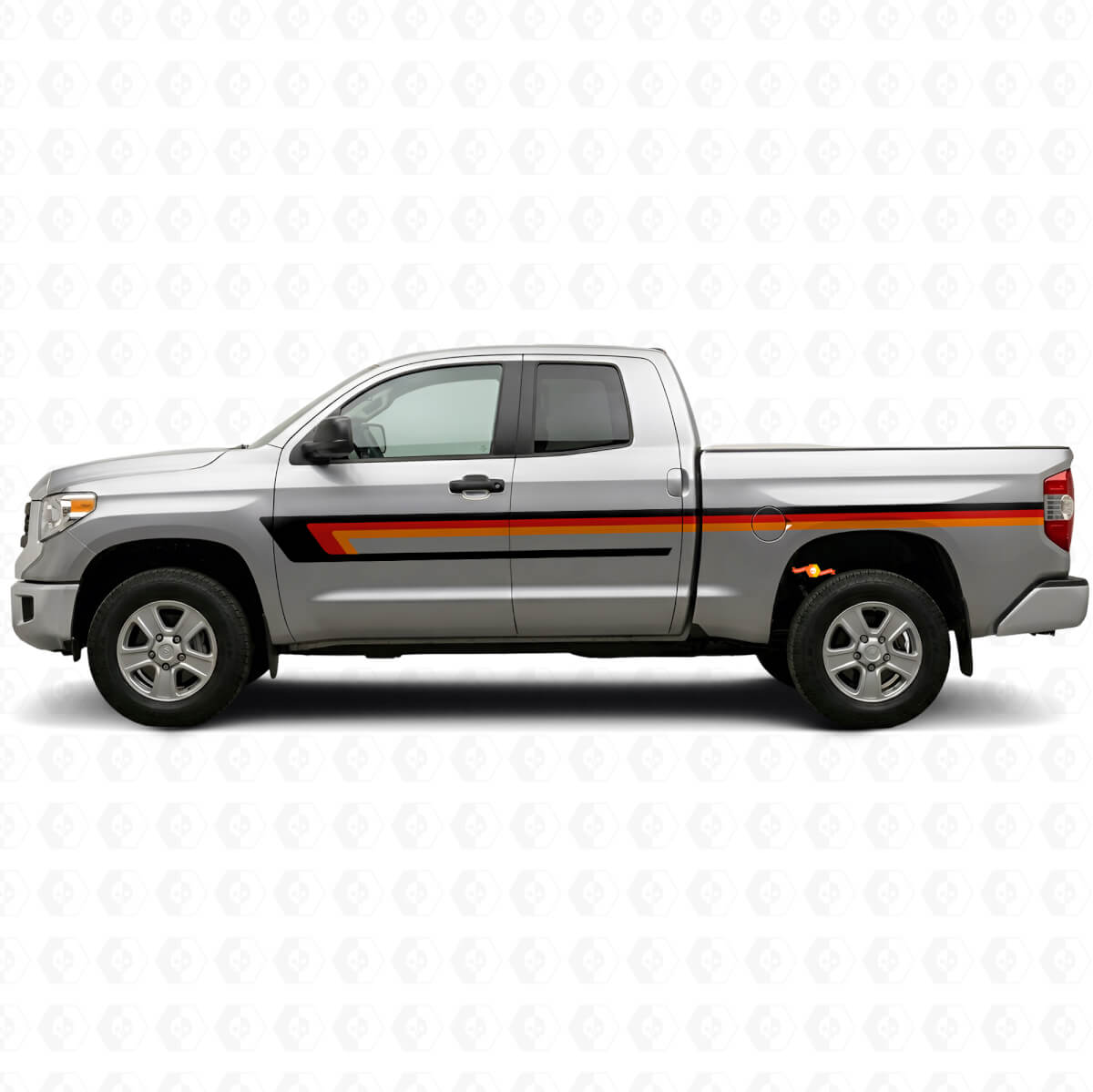 Calcomanía Vinilo de Tres Rayas para la Puerta Lateral para Toyota Tundra 2007-2021