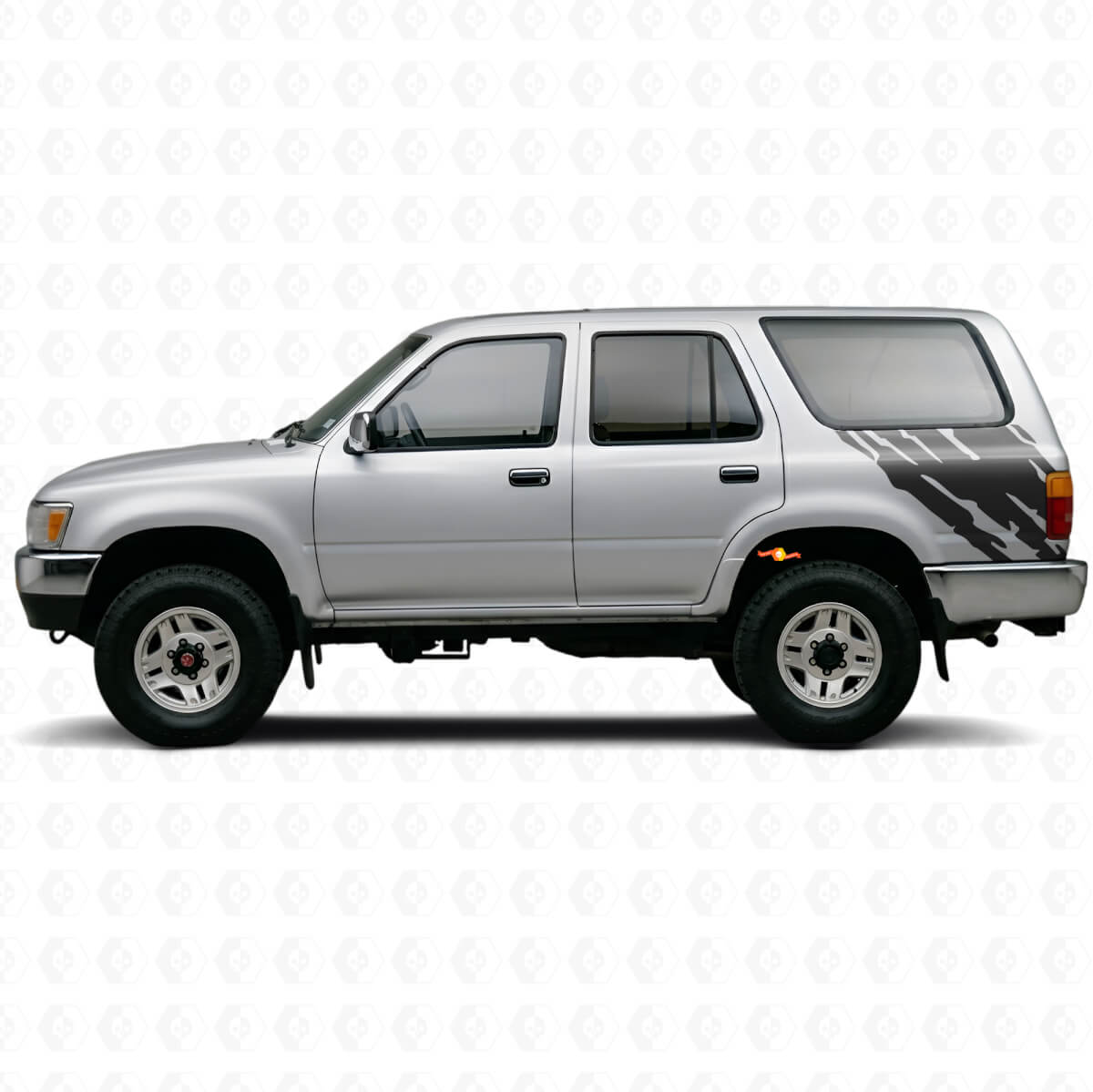 Gráfico de Salpicaduras de Barro Vinilo Adhesivo Lateral Trasero para Toyota 4Runner 1989-1995