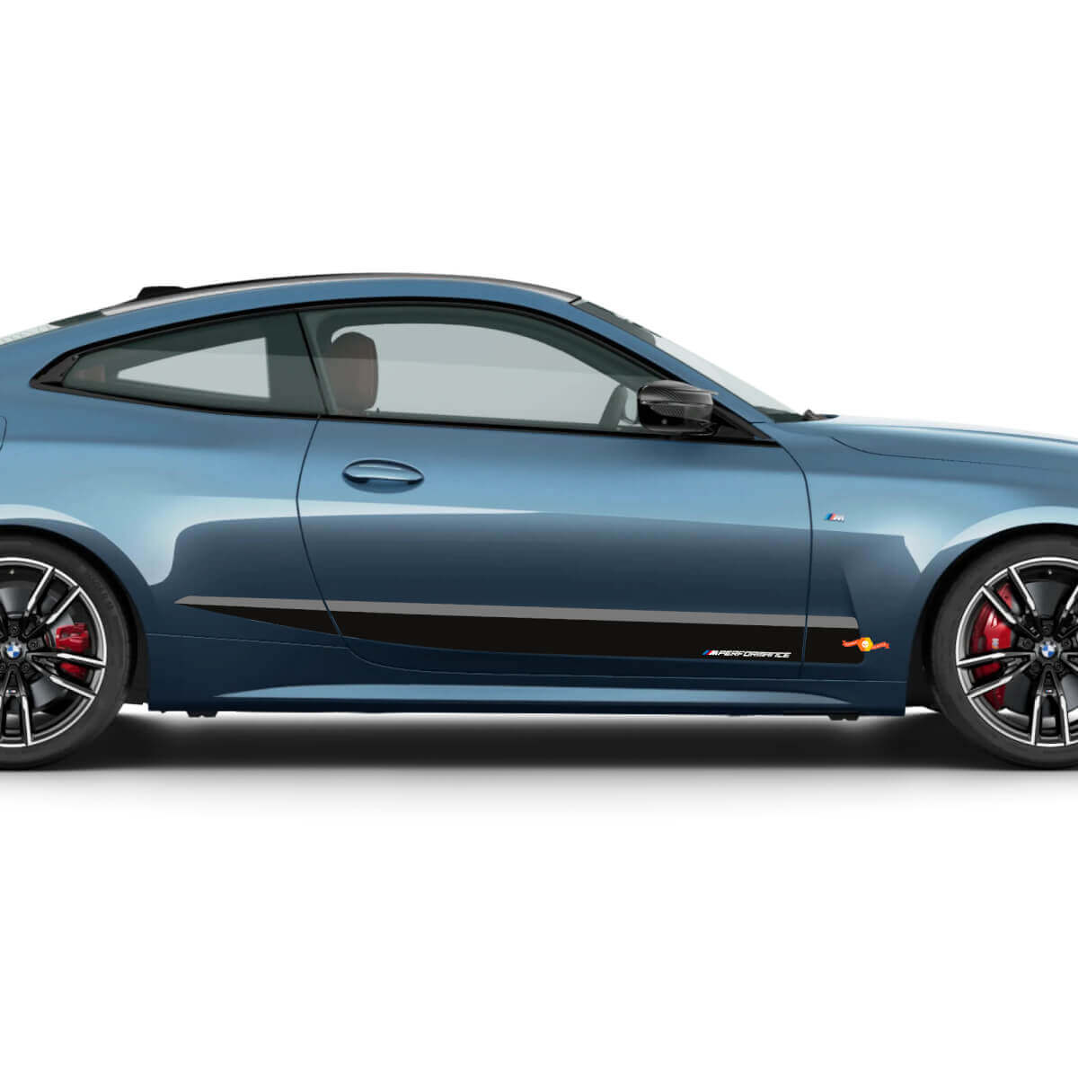 Calcomanía de vinilo de franjas laterales M Performance para BMW M440i