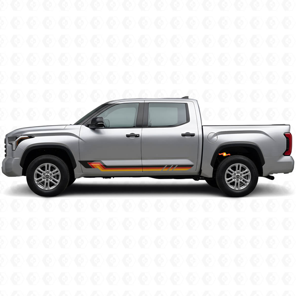 Calcomanía de Vinilo con Franjas Laterales Estilo Vintage para Toyota Tundra 2022+