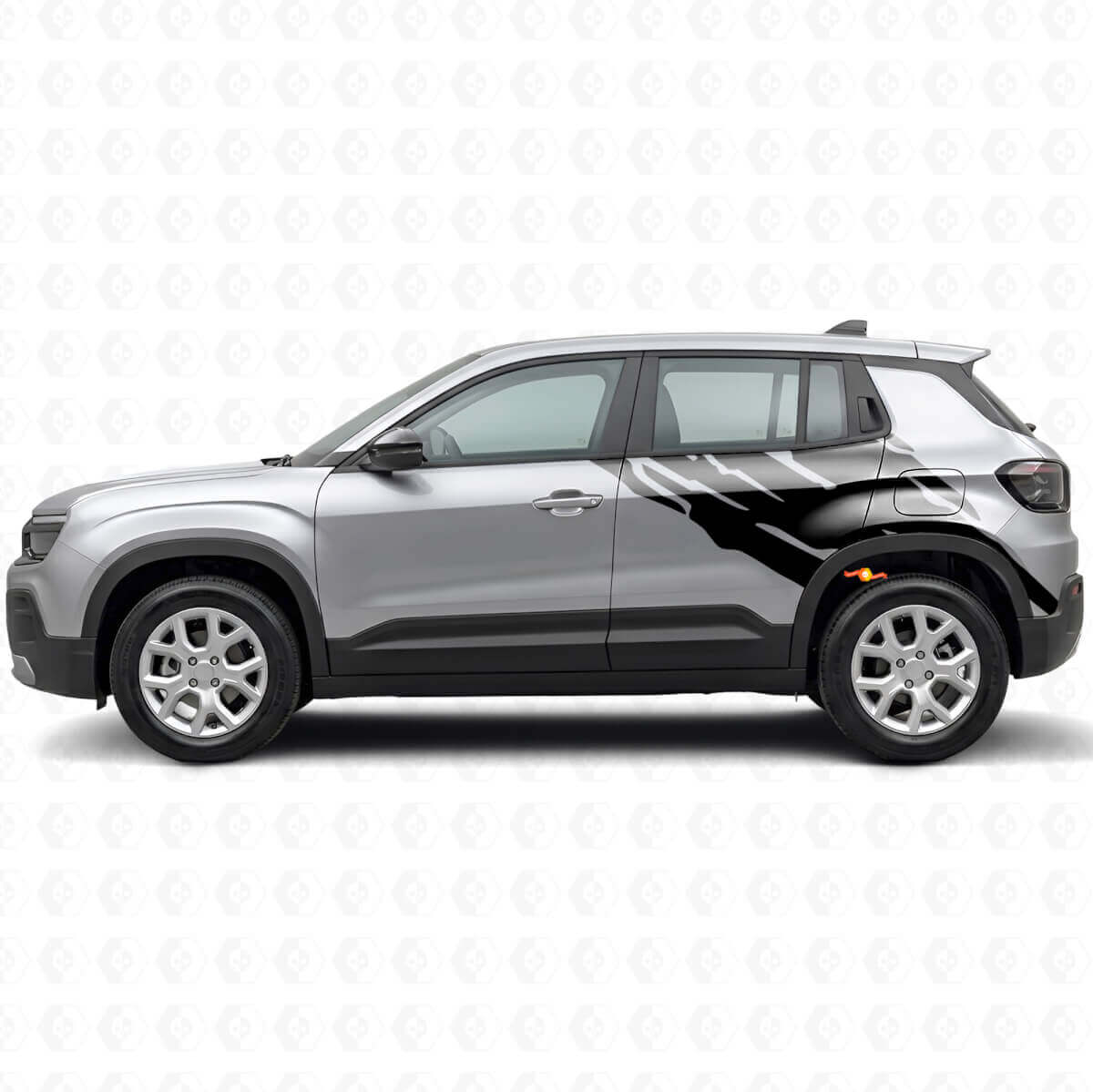 Kit de calcomanías laterales de vinilo con gráfico de salpicaduras de barro para Jeep Avenger 2023+