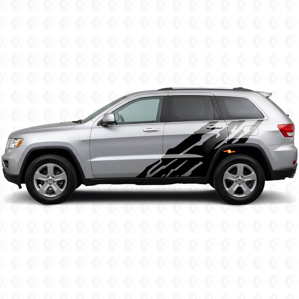 Gráfico Lateral de Salpicaduras de Barro Vinilo Adhesivo para Jeep Grand Cherokee 2011-2021