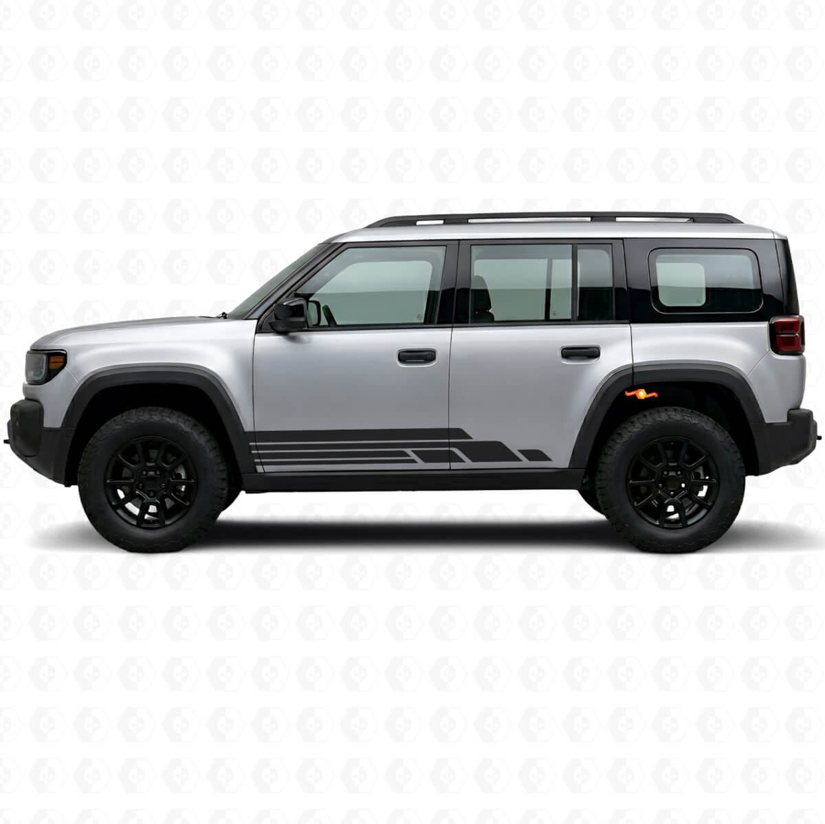 Kit de vinilo lateral con franjas curvas para Jeep Recon 2026+