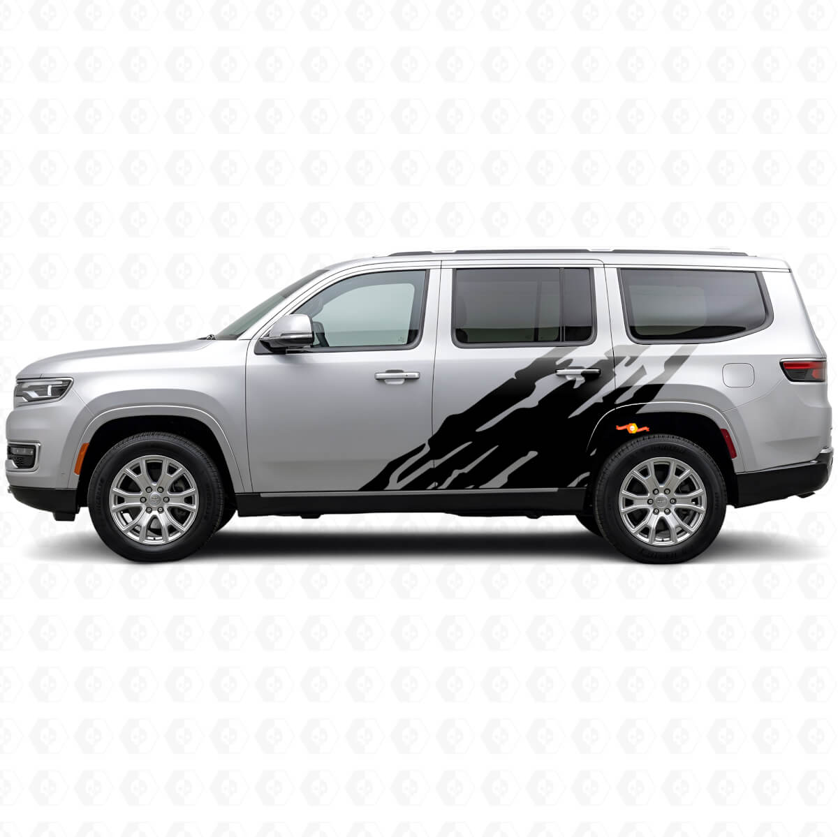 Gráfico lateral de salpicaduras de barro Vinilo adhesivo para Jeep Wagoneer 2022+