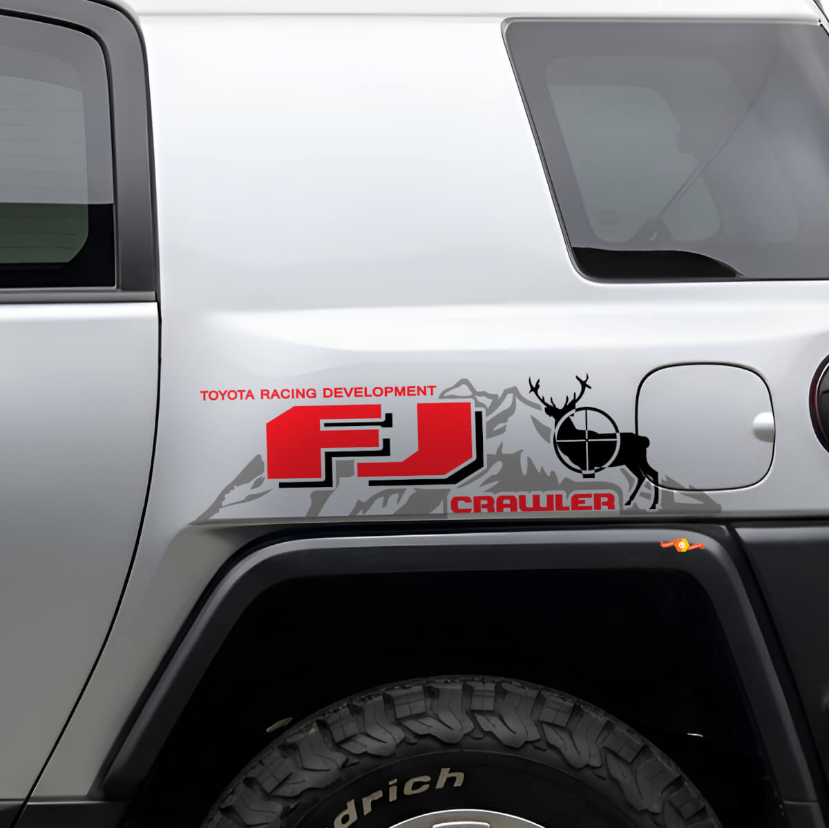 Kit de vinilo lateral con calcomanía de ciervo montés para Toyota FJ Cruiser FJ Crawler