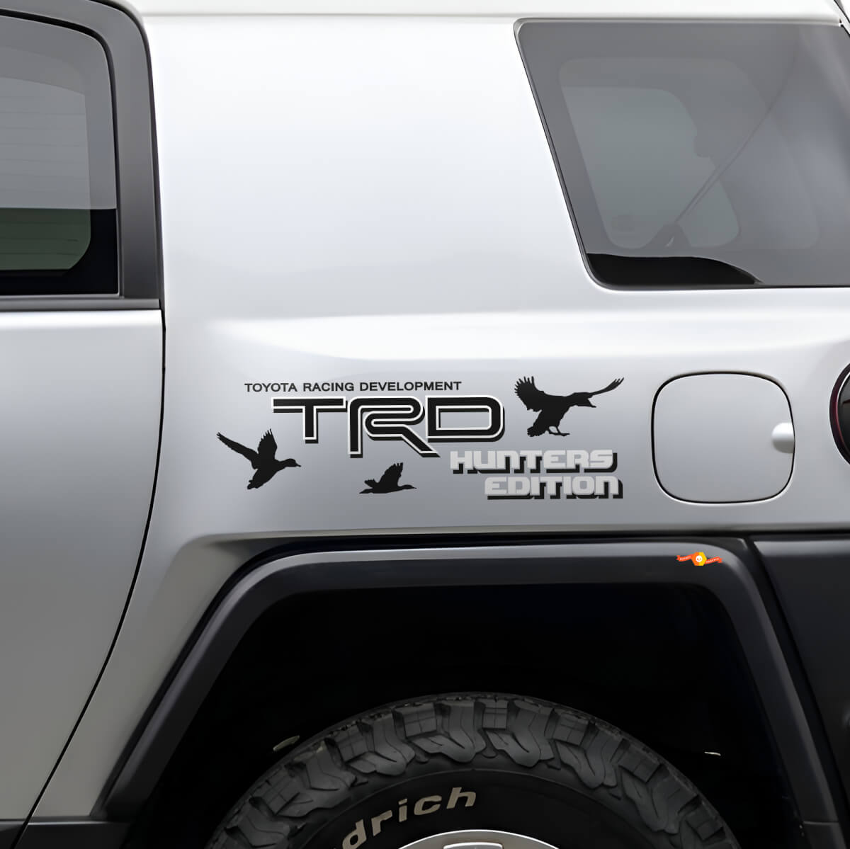 Calcomanías laterales de vinilo edición TRD Hunters para Toyota FJ Cruiser