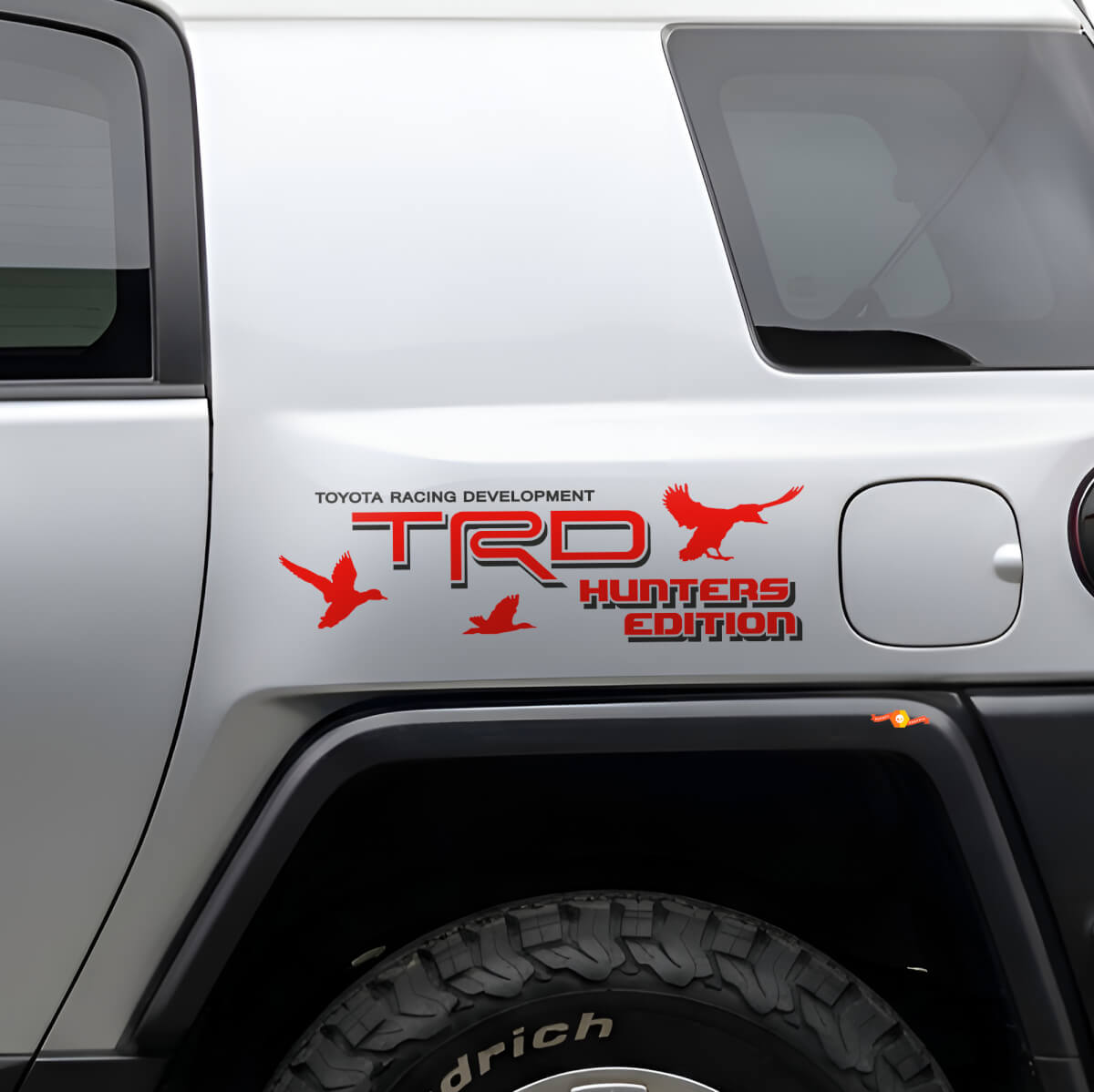 Juego de vinilos laterales edición TRD Hunters para Toyota FJ Cruiser