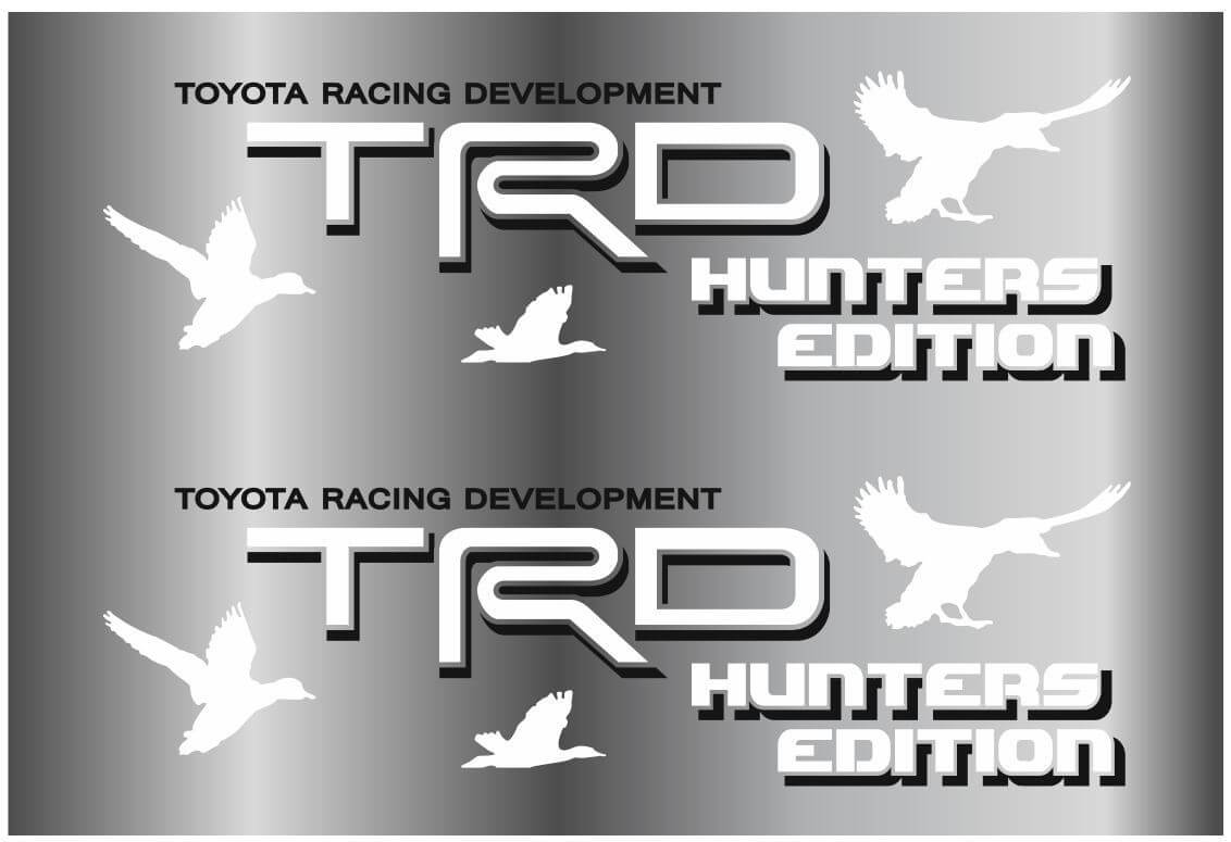 Juego de Pegatinas Laterales Edición Cazadores Estilo TRD para Toyota FJ Cruiser