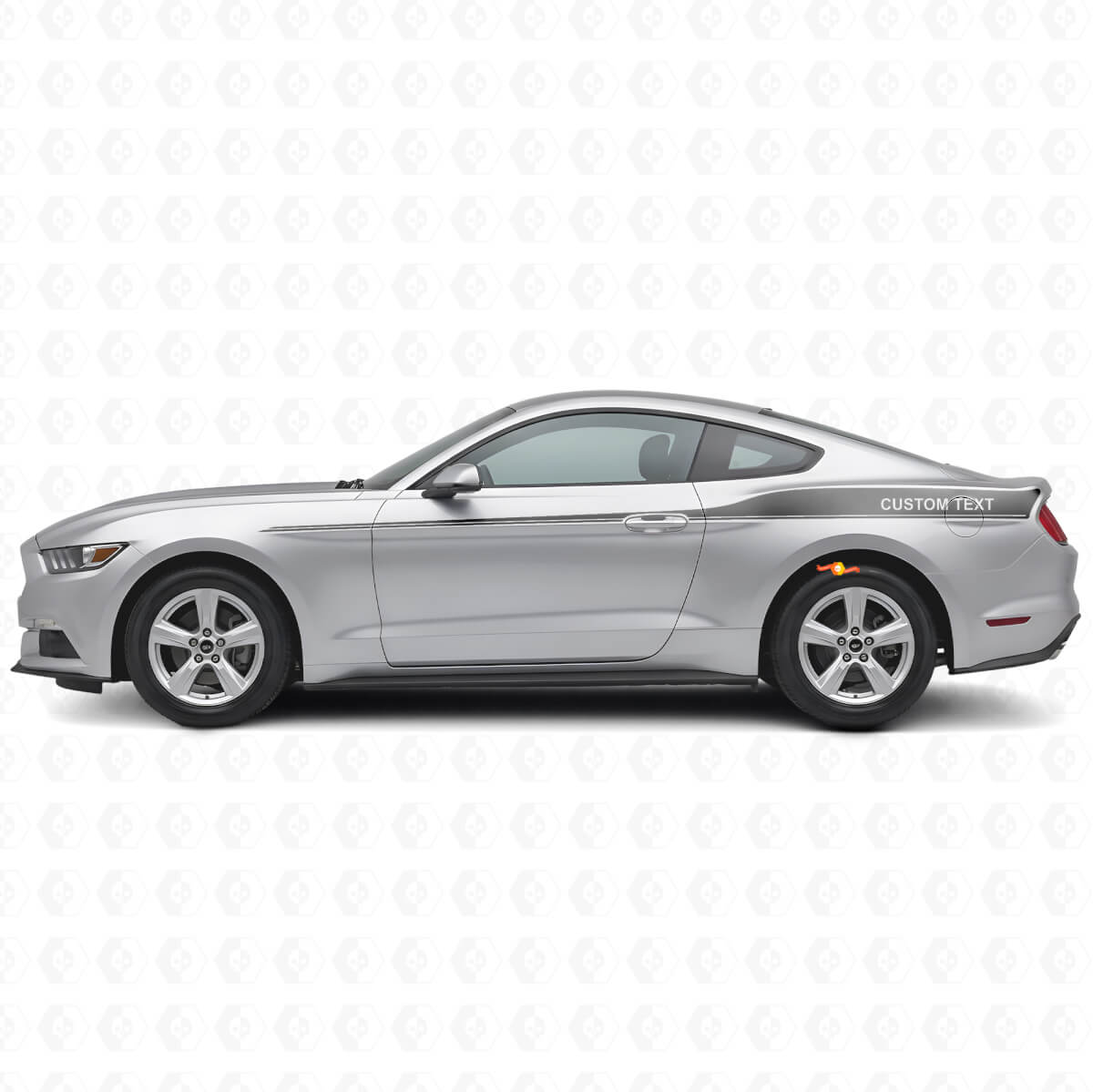 Kit de vinilo con franjas laterales decorativas personalizadas para Musclecar Mustang 2015-20