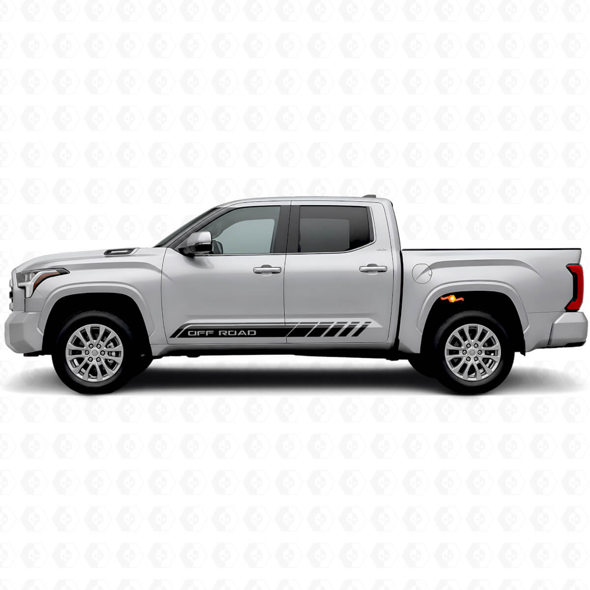Vinilo de Letras Off Road para Estribos - Tiras para Paneles Laterales para Toyota Tundra 2022+
