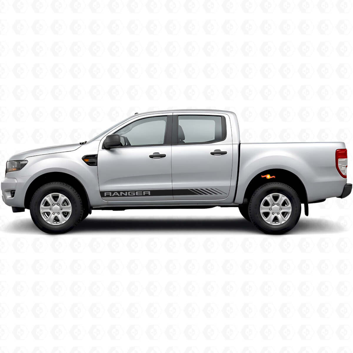 Kit de Vinilos con Franjas de Puerta de Marca para Musclecar Ranger 2019-23