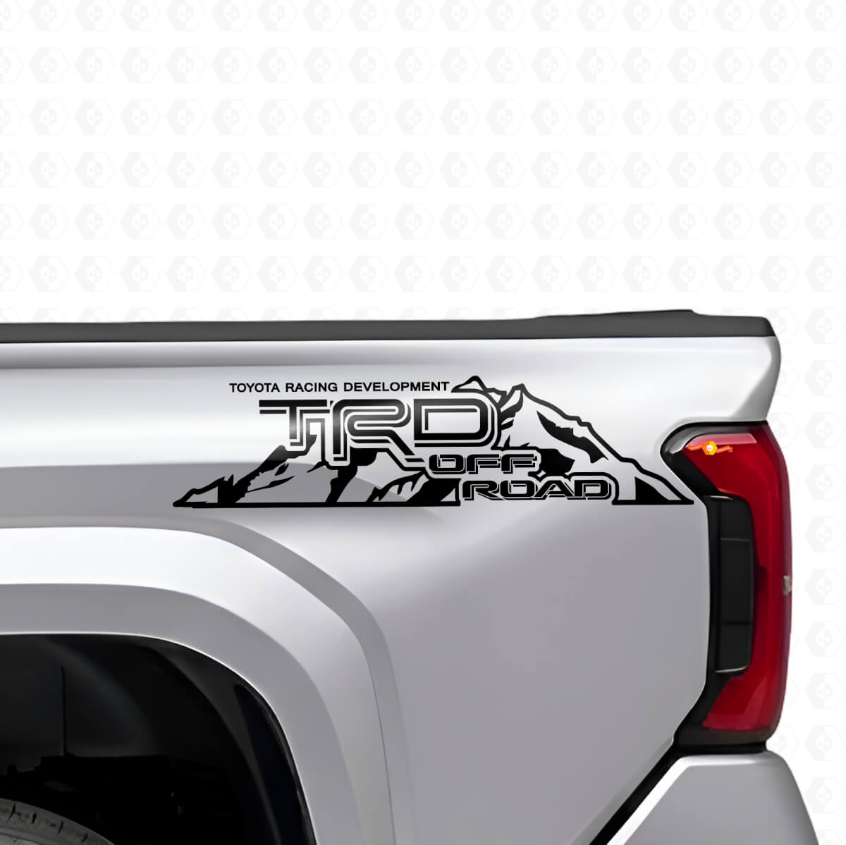 Juego de Calcomanías Laterales de Vinilo Estilo Montaña TRD Off Road para Camionetas Toyota