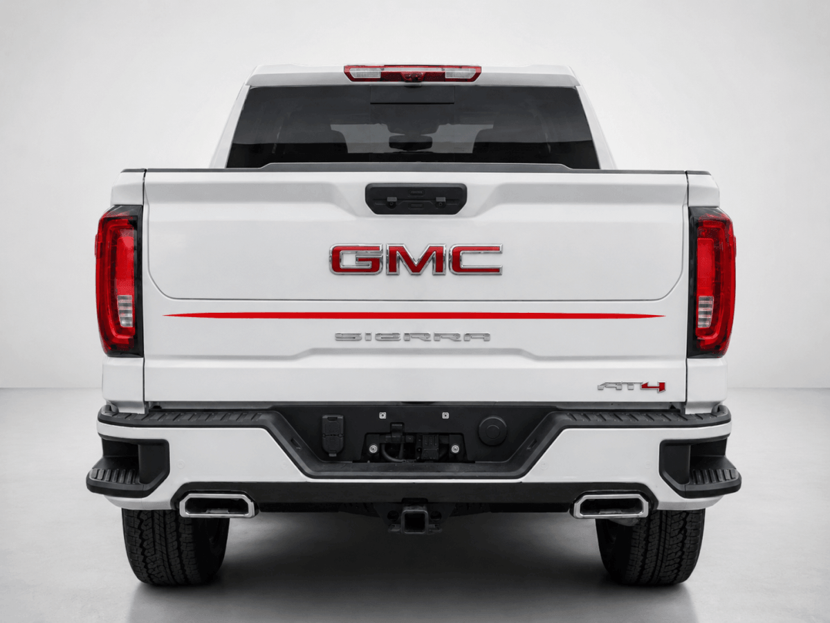 Calcomanías de franjas para portón trasero para GMC Sierra 1500 AT4X Vinilo adhesivo para gráficos de GMC Sierra