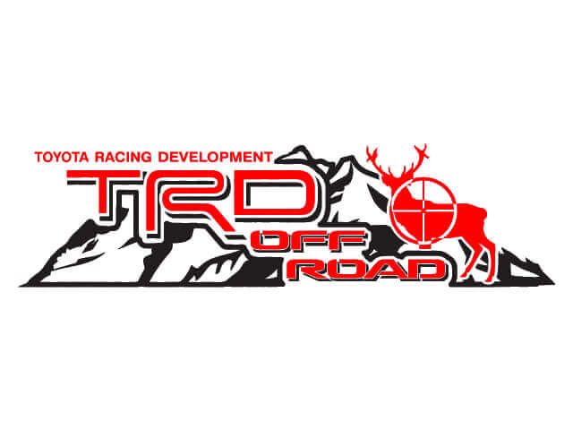 Juego de Pegatinas de Vinilo Estilo Montaña Off Road TRD para Toyota FJ Cruiser
