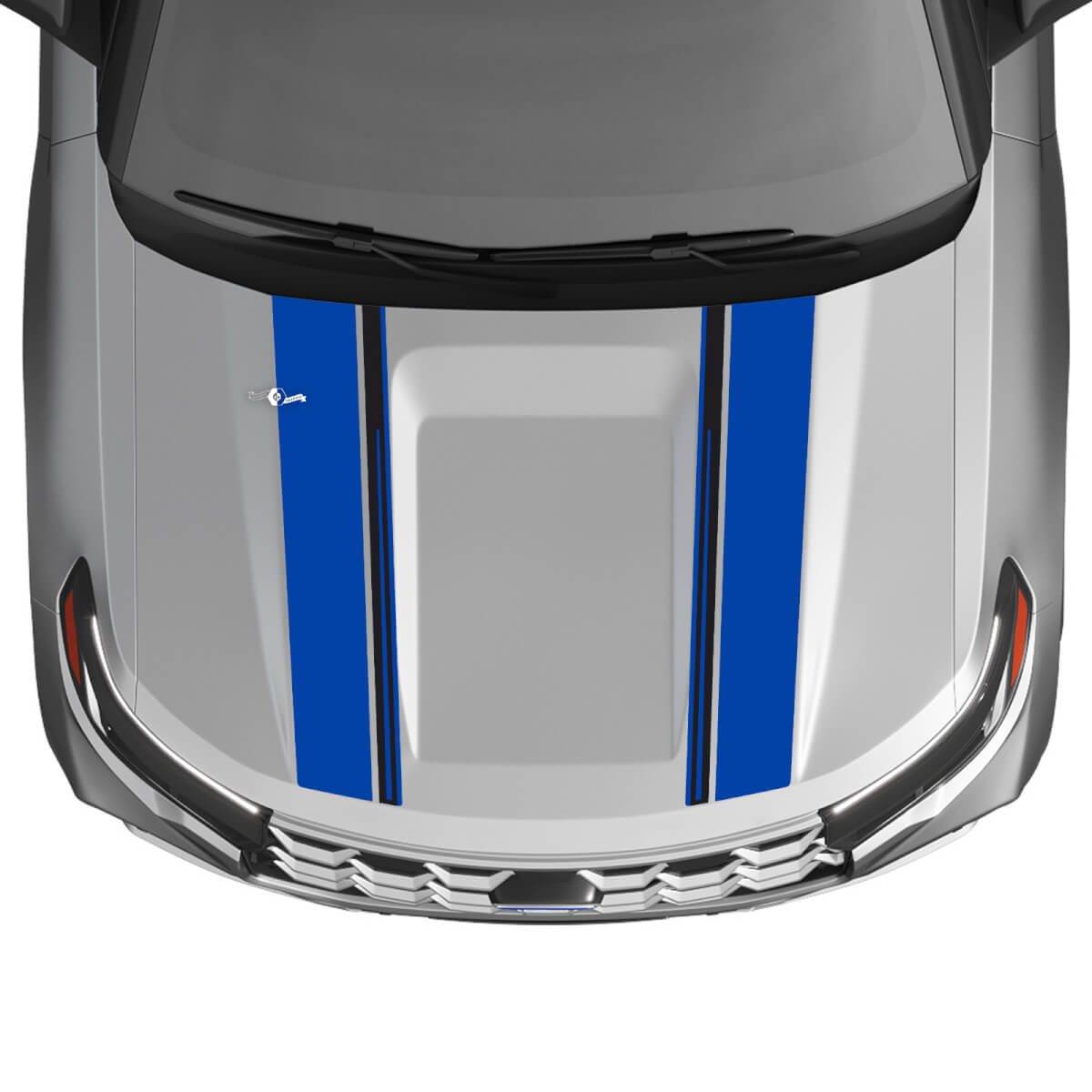 Kit de vinilo de franjas dobles para capó para Musclecar Explorer ST 2020-26