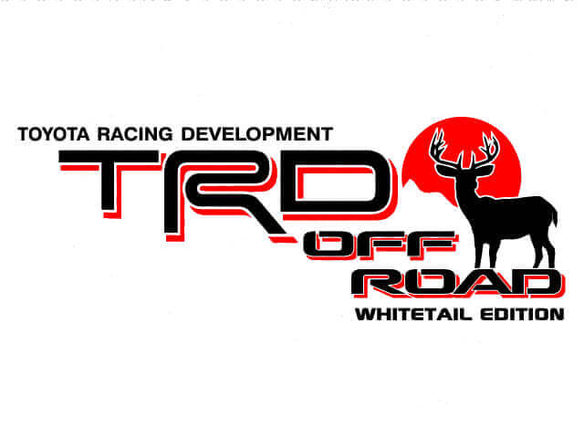 Calcomanías de Vinilo TRD Off Road Whitetail Edition para Toyota FJ Cruiser