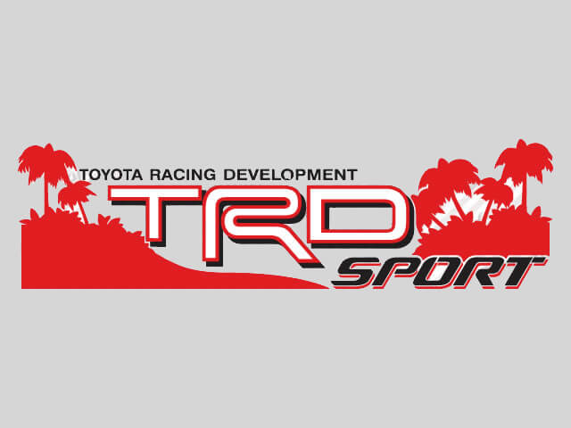 2 CALCOMANÍAS LATERALES DE VINILO TOYOTA TRD OFF-ROAD SPORT BEACH - Calcomanía adhesiva de vinilo de TRD Racing Development
