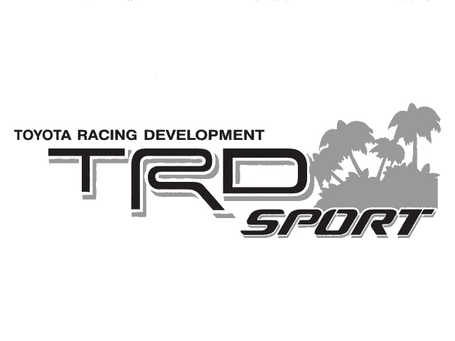 2 TOYOTA TRD OFF SPORT BEACH DECAL TRD carreras desarrollo lateral vinilo calcomanía pegatina 2