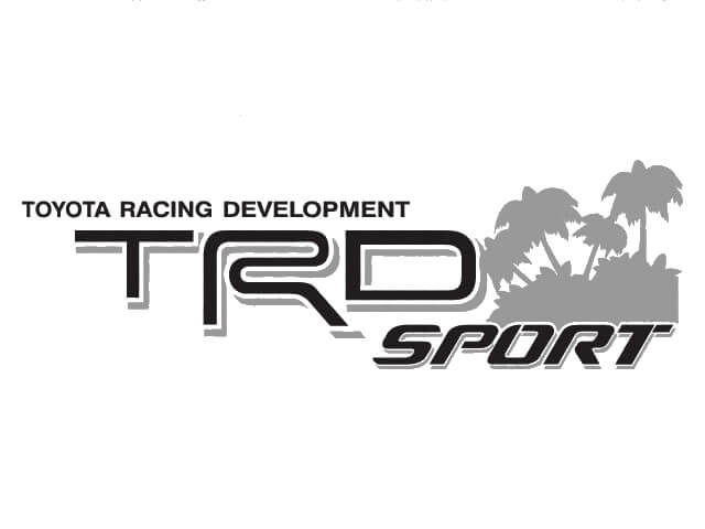 Juego de Calcomanías Laterales de Vinilo Estilo Playa TRD Sport para Toyota